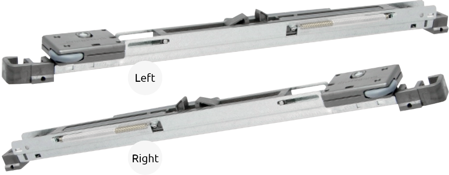 door pullers in Komandor wardrobes