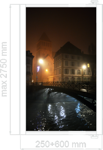розміри розкривних дверей в шафах Командор